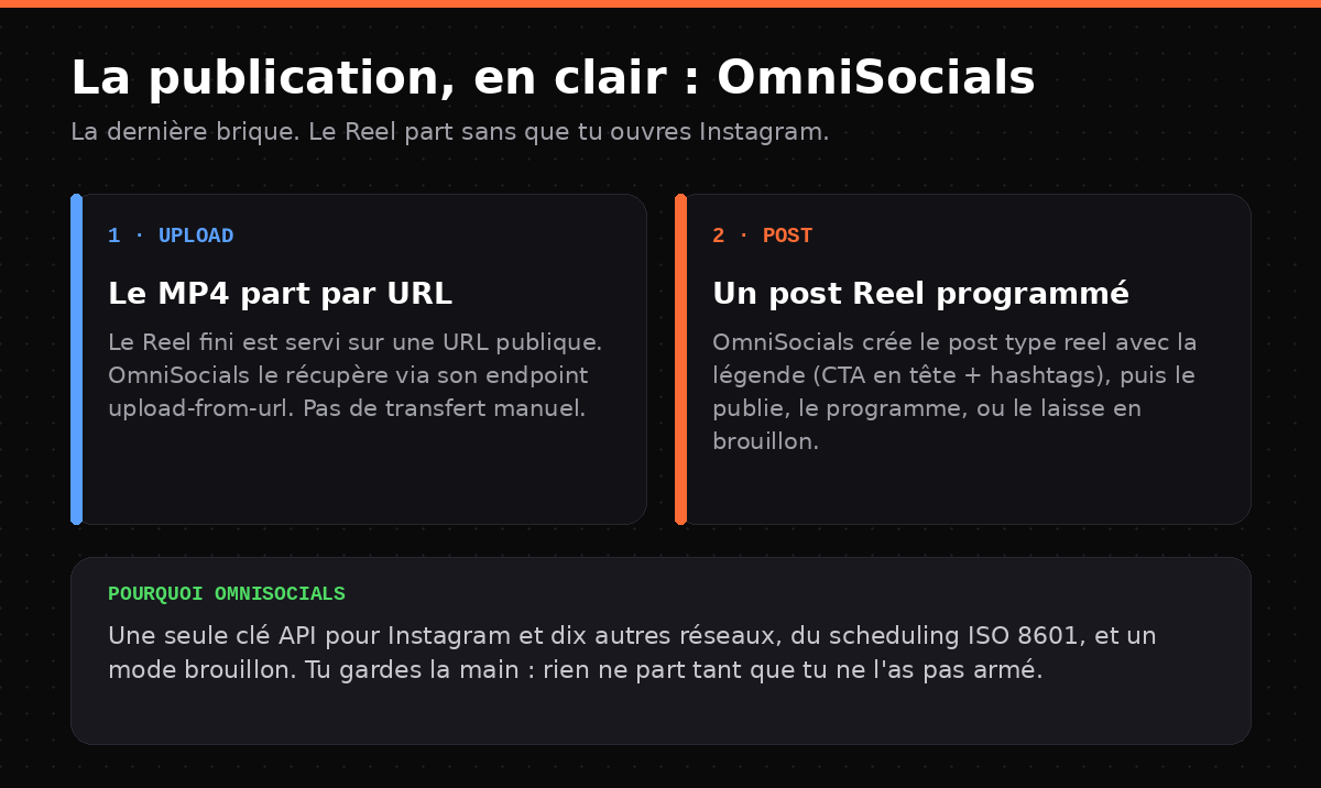 La publication via OmniSocials