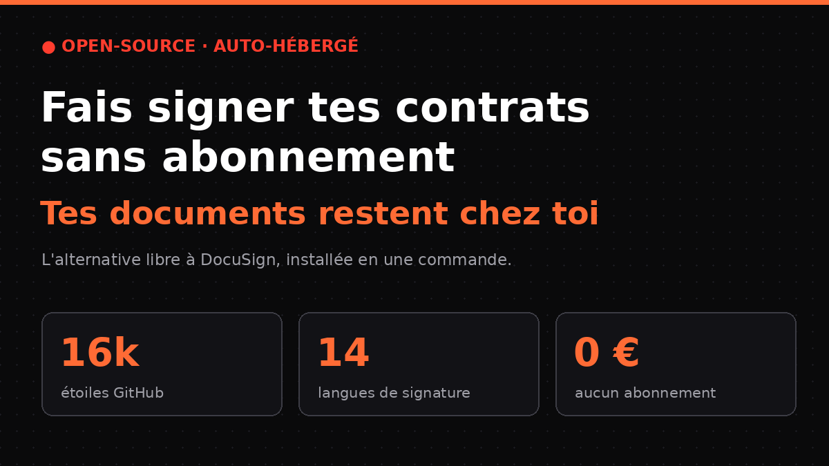 DocuSeal : fais signer tes contrats sans abonnement
