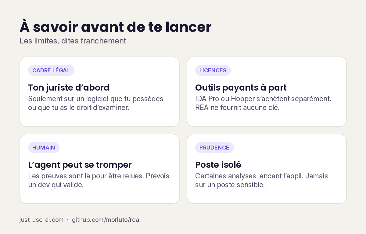 Quatre points de vigilance avant d'utiliser REA en entreprise