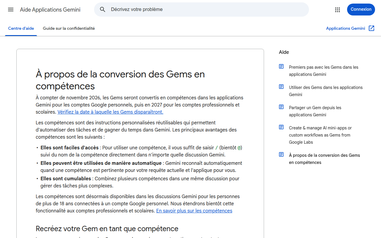 Annonce officielle : GPTs ChatGPT et Gems Gemini : à sauver avant décembre